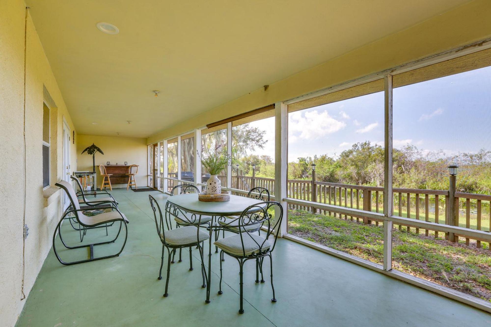 Lush Lorida Home On Lake Istokpoga Sebring Luaran gambar