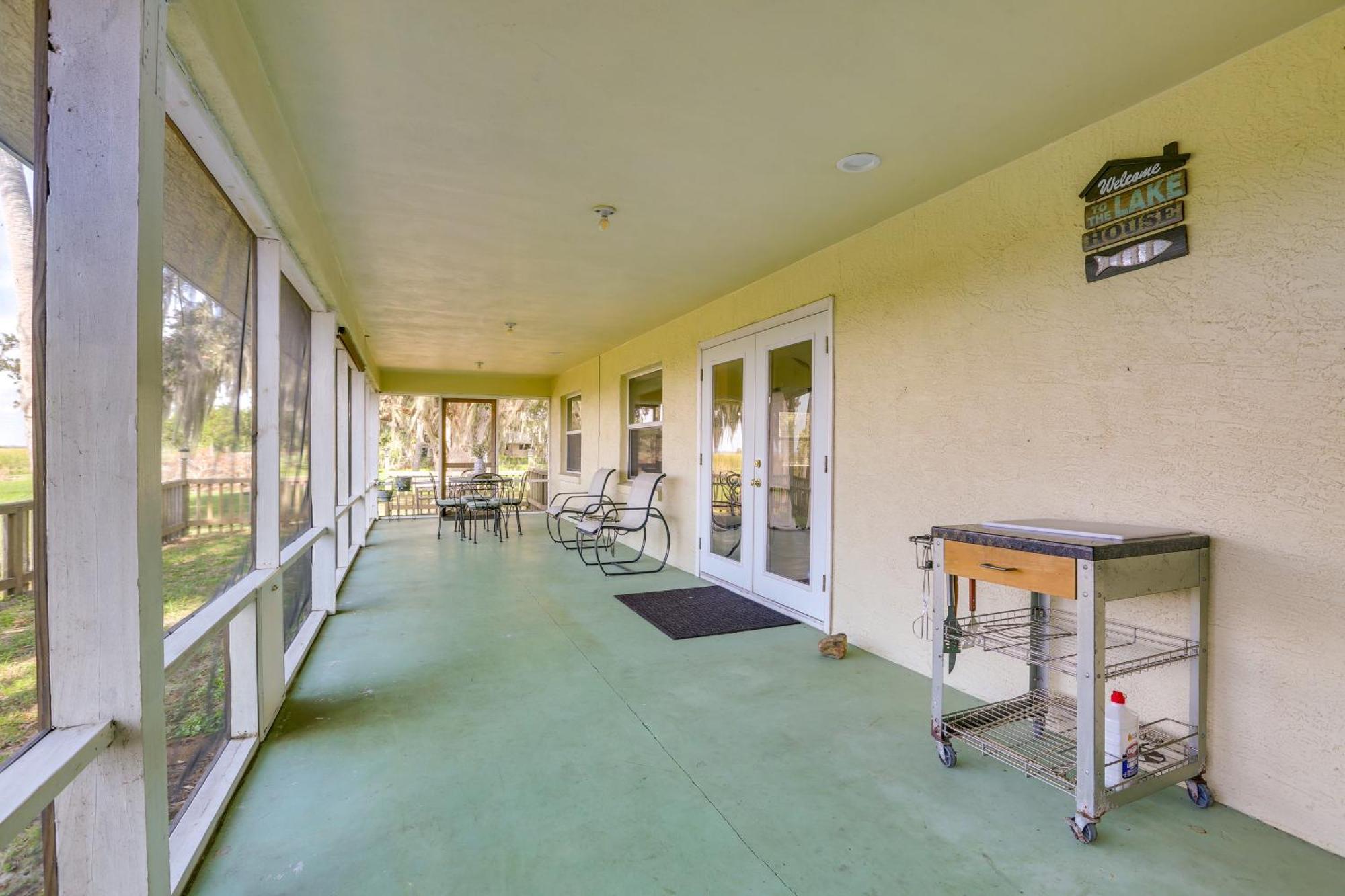 Lush Lorida Home On Lake Istokpoga Sebring Luaran gambar